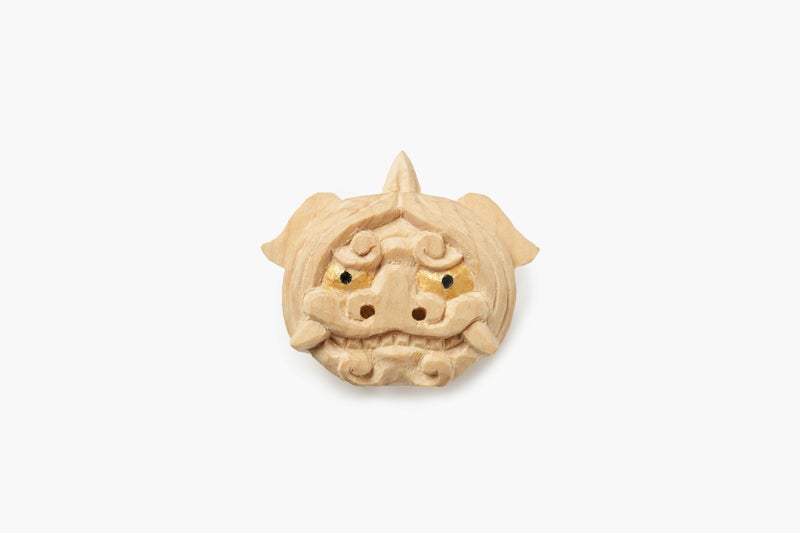 一角獅子頭（帯どめ）_高桑良昭